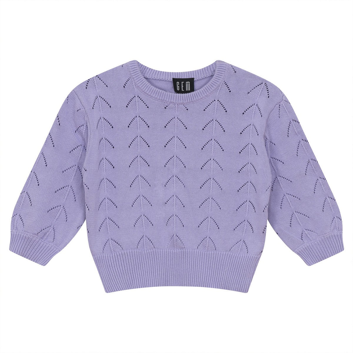 Gem Lilac Pointelle Top – Young Timers Boutique