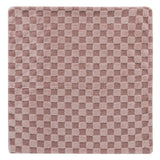 Kipp Pink Checkered Fur Blanket