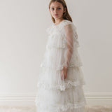 Petite Amalie Spring Meadow Tulle Gown