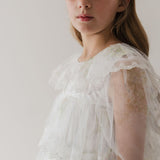 Petite Amalie Spring Meadow Tulle Gown