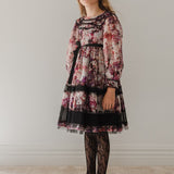 Petite Amalie Hydrangea Print Dress