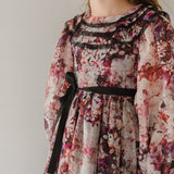 Petite Amalie Hydrangea Print Dress