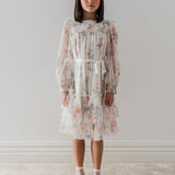 Petite Amalie Summer Bouquet Tulle Dress