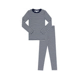 Parni Blue/Ivory Stripe Pj's