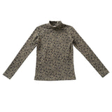 Kipp Green Floral Turtleneck