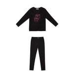 Crew Pink Polaroid Fleece Pj’s