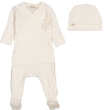 MarMar Flour White Footie & Hat Set