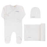 Ely's & Co Ivory/Metallic Blue Amore Collection Take Me Home Set