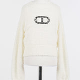 Twinset Off White Mohair Sweater