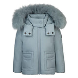 Pramie Light Blue Pocket Down Coat