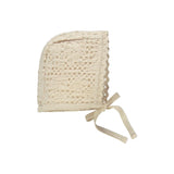 Bebe Organic Natural Waffle Blanket & Bonnet Set