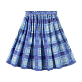 Molo Blue Checks Brisali Skirt