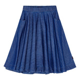 Molo Mid Blue Wash Bell Skirt