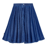 Molo Mid Blue Wash Bell Skirt