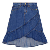 Molo Mid Blue Denim Belinda Skirt