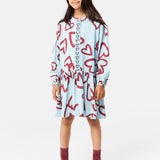 Molo Velvety Hearts Cloud Dress