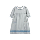 Looms Blue Tulip 3/4 Sleeve Dress