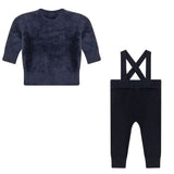 Mann Navy Mohair Kenzo Set