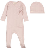 MarMar Faded Rose Footie & Hat Set