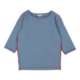 Lil Legs Blue Basic Three Quarter Sleeve Tee