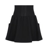 Little Parni Black Pocket Skirt