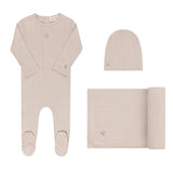 Ely's & Co Beige Squiggle Pointelle Take Me Home Set