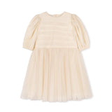 Lilou Ivory Puff Sleeve Gown