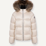 Colmar Milkshake Down Coat With Fur