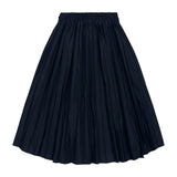 Alitsa Black Taffeta Skirt