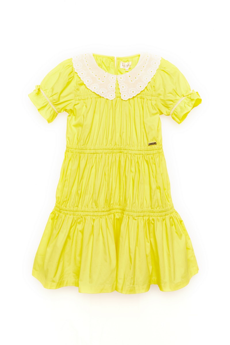 Nicole Miller Yellow Collared Dress – Young Timers Boutique