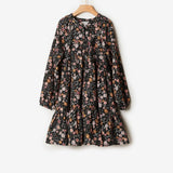 Yell-Oh Black Garden Jacquard Dress