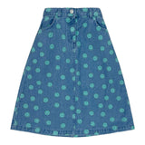 The New Society Denim Smiley Skirt