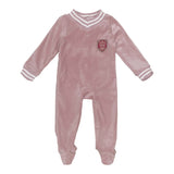 Teela Marshmallow Velour Footie