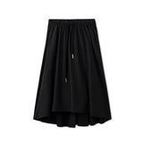 No Name Black Drawstring Skirt