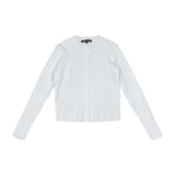 Elle Oh Elle Ivory Ribbed Cardigan