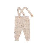 Buho Natural Botonato Knit Overalls