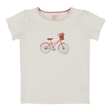 Analogie White/Red Bike Short Sleeve Tee