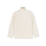 Lilou Ivory Fitted Knit Turtleneck