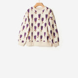 Yell-Oh Violet Tulip Sweater