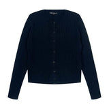 Elle Oh Elle Black Ribbed Cardigan