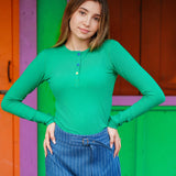 Luna Mae Green Mae Tee