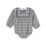 One Child Plaid Trail Romper