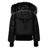 Pramie Black Ribbon Teen Down Coat