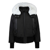 Pramie Black Rabbit Teen Down Coat