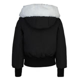 Pramie Black Rabbit Teen Down Coat