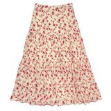 Zaikamoya Ivory/Pink Frida Skirt