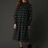 Zaikamoya Moss Print Sandra Dress