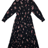 Zaikamoya Pink Flowers Judith Dress