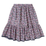 Tocoto Navy Floral Skirt