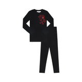 Parni Black/Red Patch Pj's